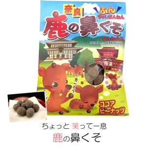 (奈良のお土産)ちょっと笑って一息!鹿の鼻くそ70g お菓子 洋菓子 豆菓子 チョコレート ギフト プレゼント かわいい しか 修学旅行 奈良限定｜zainte