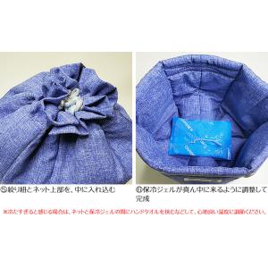 ひんやり帽子の頭頂部用保冷ジェル【セット用ネッ...の詳細画像4