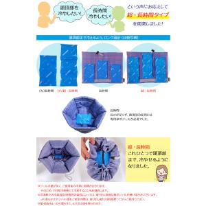 ひんやり帽子の交換用冷却ジェル【超★長時間タイ...の詳細画像2