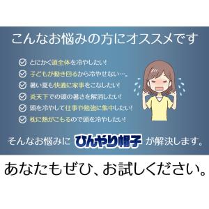 帽子 暑さ対策 本体+冷却ジェルセット アニち...の詳細画像4