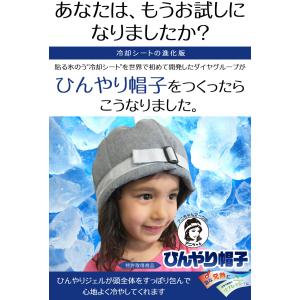 帽子 暑さ対策 本体+冷却ジェルセット アニち...の詳細画像3