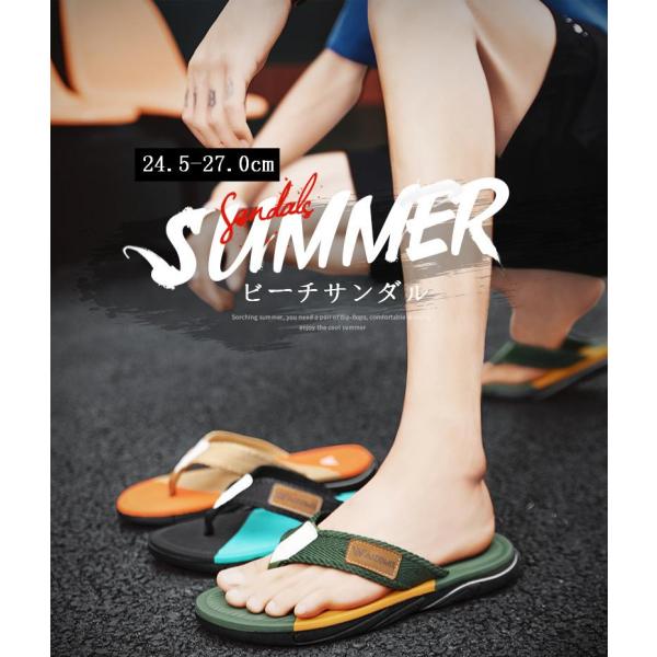 サンダル メンズ  ビーチサンダル 疲労軽減 スポーツサンダル 夏用 おしゃれ 個性派 滑り止め 疲...