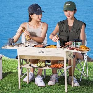 訳あり バーベキューコンロ 角型（三河） 赤 : ホームセンターグッデイ