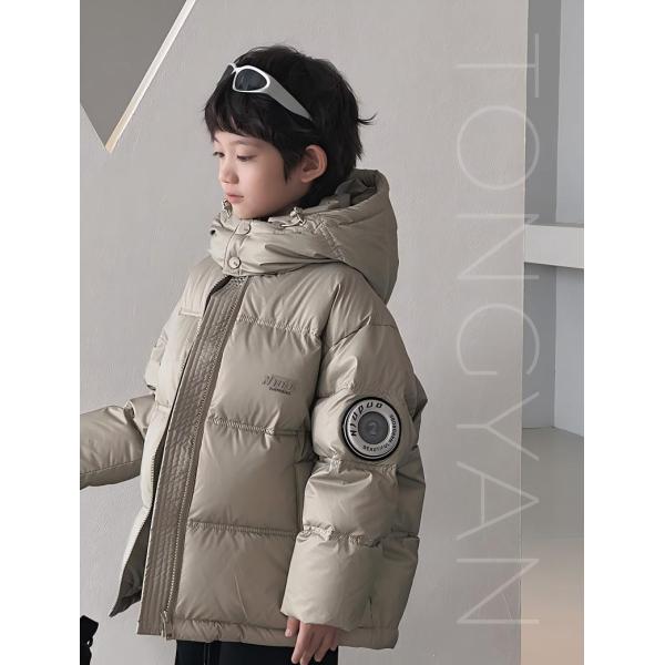 中綿コート 男の子 子供服 ショット丈 防水 ダウンジャケット 防汚 防風 ダウンコート 防寒加厚 ...