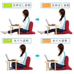 ZAGUN フロアチェア スラント2 日本製 ...の詳細画像3
