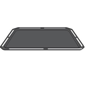 TOSHIBA（東芝） 325GP056 オーブンレンジ 用の 角皿 ☆1枚 : でん吉