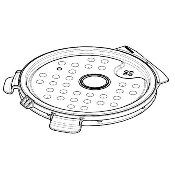 シャープ　ホットクック用　内ぶた　3621170008　KN-HW10E-B、KN-HW10E-W、...