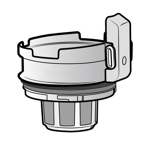 東芝　純正品　クリーナー 掃除機  VC-CLW21 VC-CLW31用　分離ネット  上 414A...