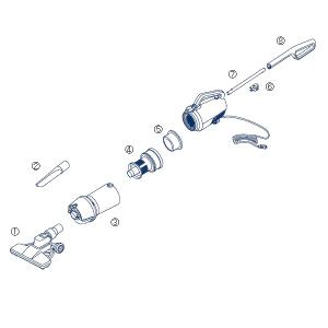 日立（HITACHI） 純正品 掃除機用部品 ハードブラシ PV-BEH900-036