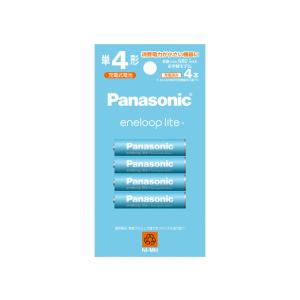 パナソニック　Panasonic 単4形ニッケル水素電池 充電池 エネループ ライトモデル BK-4...