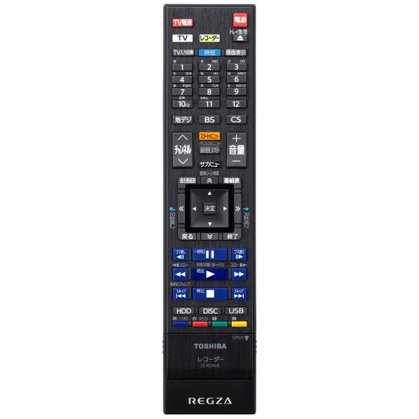 東芝　テレビ　純正品　レグザブルーレイ付属品リモコン　SE-R0468