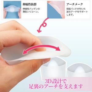 偏平足 アーチ 薄型 サポーター 左右 セット...の詳細画像4