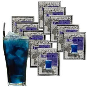 バタフライピー 個包装10個セット バタフライピーティー ティーバッグ10個 個包装 美容茶 神秘の青いハーブティー 水出し 個装バタフライピー 青い