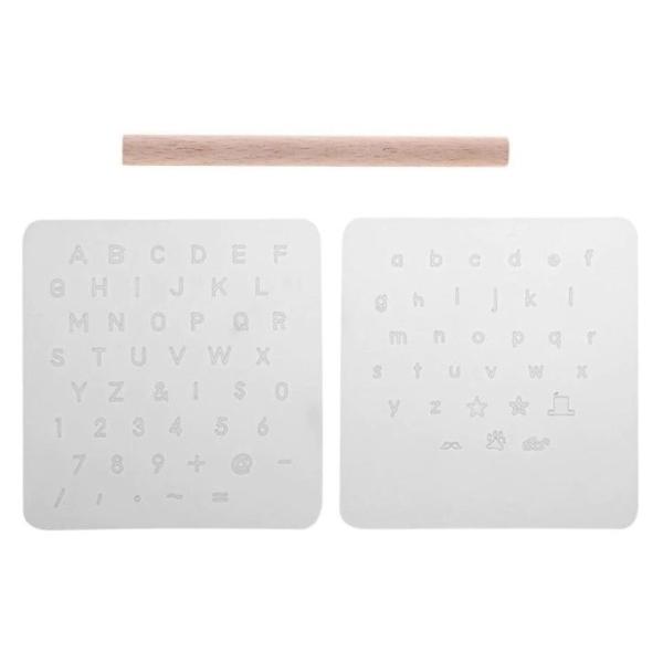 レザークラフト アルファベット 刻印プレート スタンプツール 革細工用