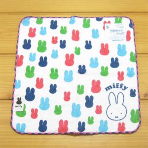 ディック・ブルーナ ミッフィーのふわふわハンカチーフ 2020 SUMMER フェイス  miffy グッズ キャラクター 子供 サイズ プレゼント ハンカチ タオル かわいい｜zakka-fleur