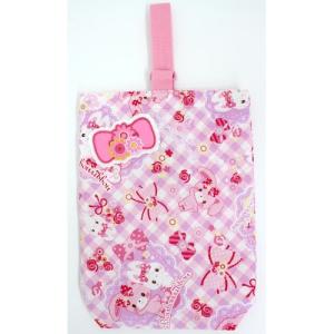 シューズバッグ サンリオ ぼんぼんりぼん キルトシューズケース おしゃれ シューズ袋 シューズケース キッズ上履き入れ キルティング