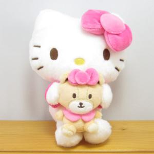 サンリオキャラクターズ ペアぬいぐるみ ハローキティ  Hello Kitty かわいい オシャレ グッ グッズ キティちゃん 雑貨 sanri プレゼント｜zakka-fleur