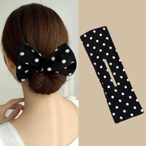 88flix デフトバン お団子ヘアメーカー リボン デフトバンド ヘアアクセ デフトバンド