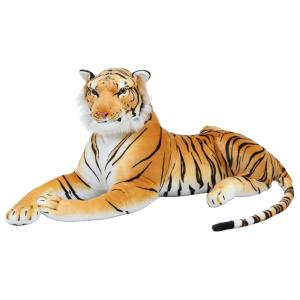 特大リアルタイガーぬいぐるみ！リアルマニアルぬいぐるみマットセット❣ 虎 ぬいぐるみ 特大 リアル カッコイイ 人形 タイガー ビッグサイズ