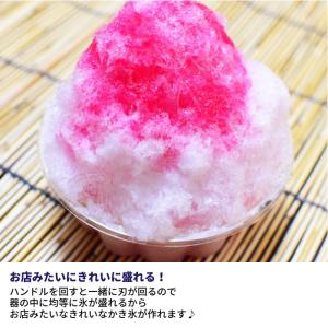 値下げ かき氷器 ふわふわ 手動 かき氷機 レ...の詳細画像2