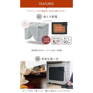 値下げ デスクヒーター こたつ デスクパネルヒ...の詳細画像2