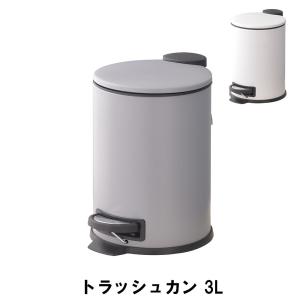 ゴミ箱 ペダル式 3L ふた付き ごみ箱 トラッシュカン 幅18 奥行22.5 高さ25cm ペール ダストボックス ごみ箱 ゴミ箱 おしゃれ インテリア｜zakka-gu-plus