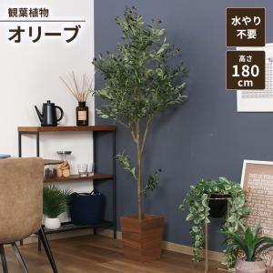 フェイクグリーン 観葉植物 人工観葉植物 高さ180 オリーブ ジョイント インテリアガーデン お手入れ不要 大型 大きめ 造花｜zakka-gu-plus