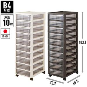 書類ケース b4 引き出し 15段 幅32.3 奥行40.6 高さ92.4 キャスター