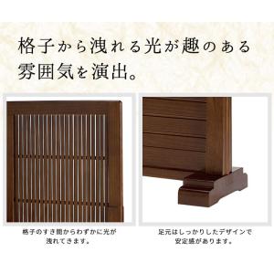 値下げ 桐 和風衝立 1連 幅120cm 衝立...の詳細画像1