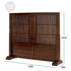 値下げ 桐 和風衝立 1連 幅120cm 衝立...の詳細画像2