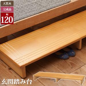 dinos（ディノス） ≪幅120cm≫天然木玄関ふみ台（ロータイプ） 生活