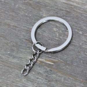 50個パック】キーホルダーパーツチェーン付リング直径3cm sgy-214