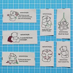 コットン タグ テープ 2.5cm幅 約2ヤード（タグ33個）sgy-274-b-2y