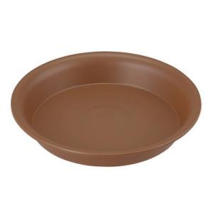 鉢皿 陶鉢皿 3.5号 きん茶 10.6×2.1cm【アップルウェアー 鉢受皿 4905980410176】