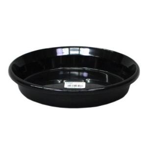 鉢皿Ｆ型 5号 ブラック 15×3cm【アップルウェアー 鉢受皿 4905980472082】