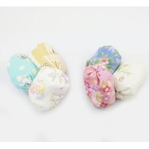 お手玉　色・柄おまかせ端切れ俵型　3個セット