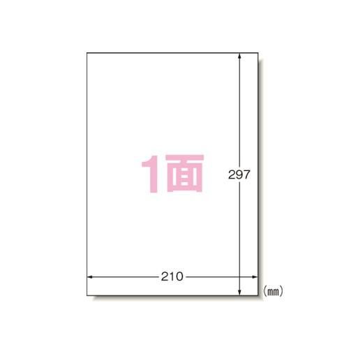 エーワン 28762 PPC(コピー)ラベル 紙ラベル A4 1面500シート