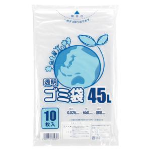 ゴミ袋 45L 透明 10枚×10 HEIKO シモジマ ポリ袋｜zakka-nandemo