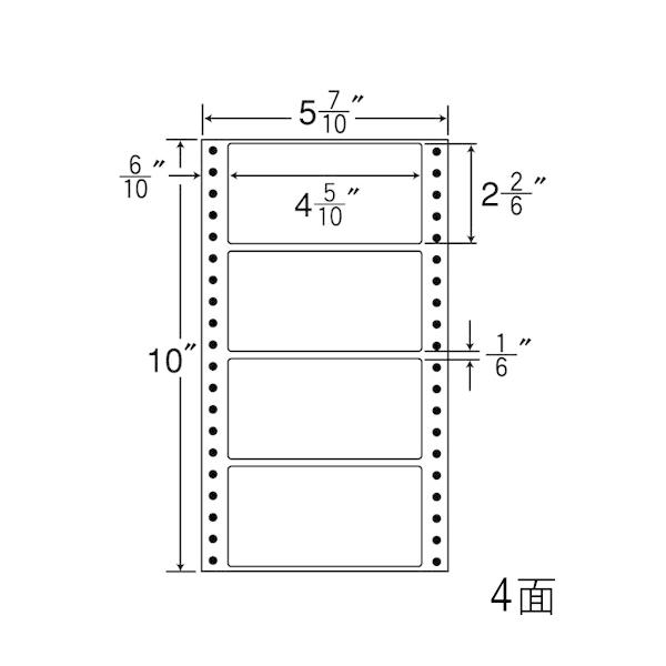 ナナラベル MM5Y ナナフォームＭ 4面1×4 1000シート