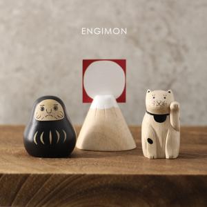 ENGIMON 《3個セット》(木の置物 オブジェ 置物 置き物 和風 和