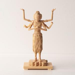極小仏 阿修羅(阿修羅像 仏像 木製 木彫り ...の詳細画像1