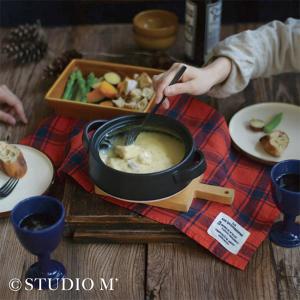 studio m' スタジオエム テガメ 8号鍋(8号 浅い 土鍋 2人用 夫婦 両親
