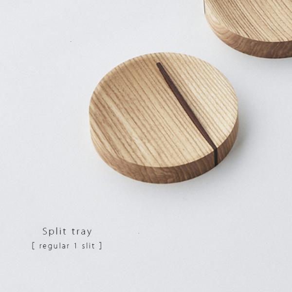 Split tray regular 1 slit 木製トレー レギュラー 1 仕切り(アクセサリー...
