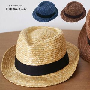 田中帽子店 中折れ 麦わら帽子 Noah ノア UK-H005(中折れハット 高級