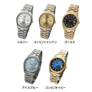 TECHNOS テクノス ラウンド デイト(腕...の詳細画像1