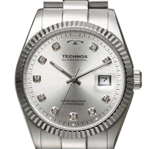 TECHNOS テクノス ラウンド デイト(腕...の詳細画像2