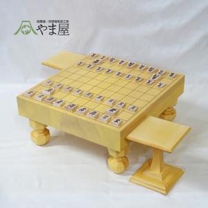 将棋　将棋盤　脚付き　駒台付き　　駒無し 本榧足付将棋盤 4寸7分（木裏） sa40051 | 前川榧碁盤店