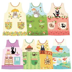 ジブリ かっぽう着 大人用 エプロン 保育士 キャラクター
