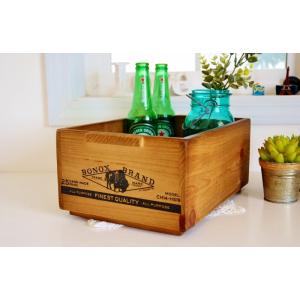 木箱 レトロ 大きい 緑 ギャップボックス インテリアボックス