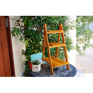 ガーデニング雑貨 はしご ラダー 階段シェルフ 5段 プランターラック